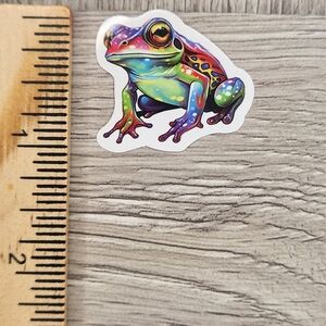 10/$10 Stickers Psychedelic Frogs Frog Sticker